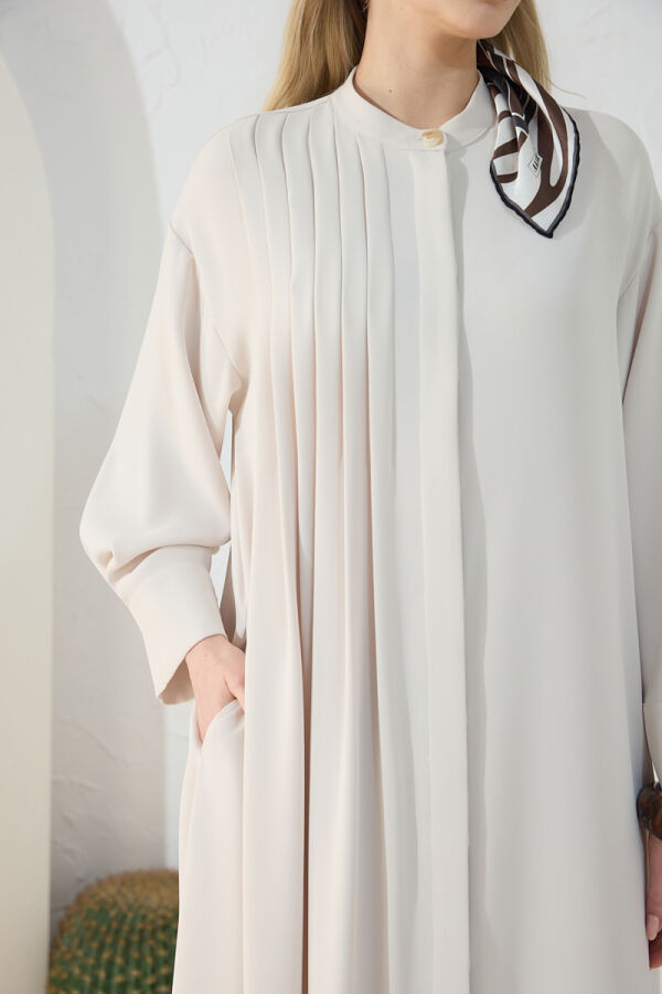 Taş Nervürlü Ferace - 6