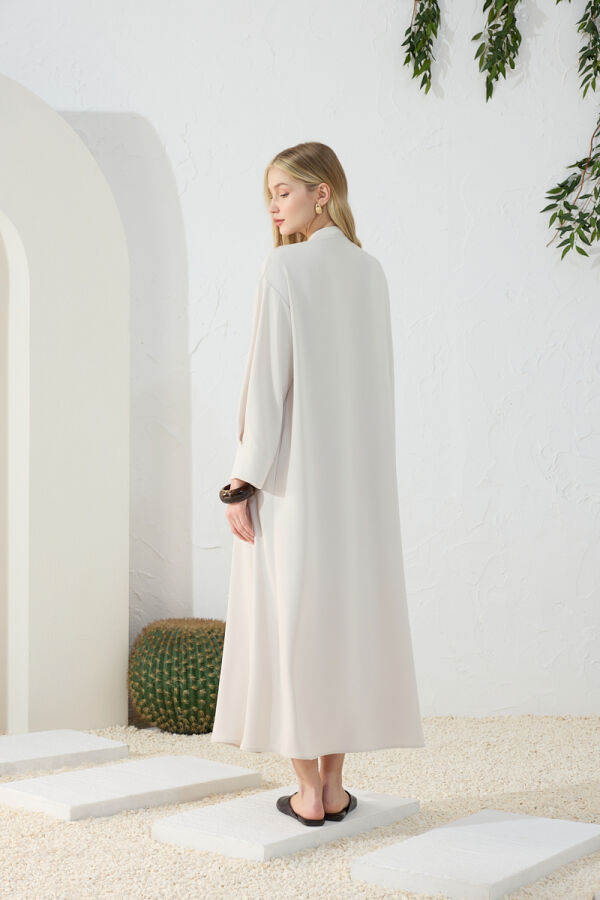 Taş Nervürlü Ferace - 7