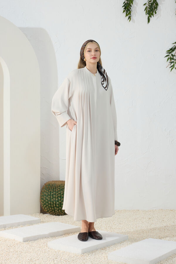 Taş Nervürlü Ferace - Aker (1)