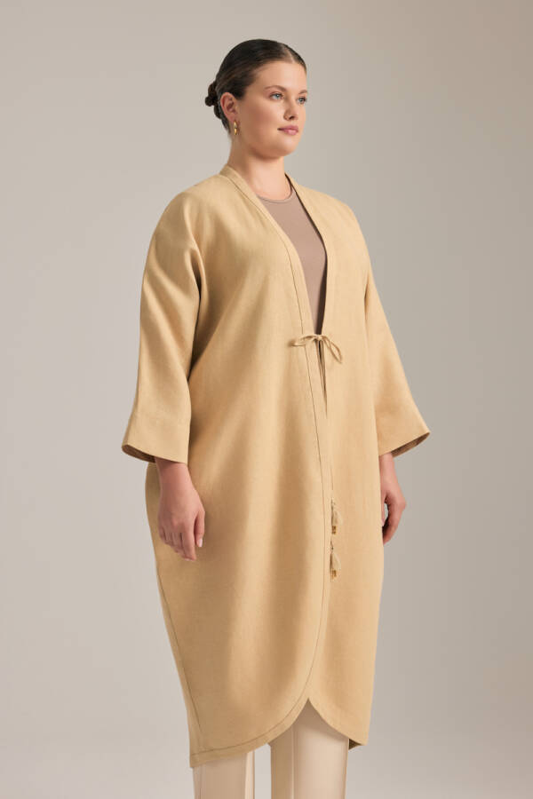 Taş Önden Bağcıklı Kimono - 3