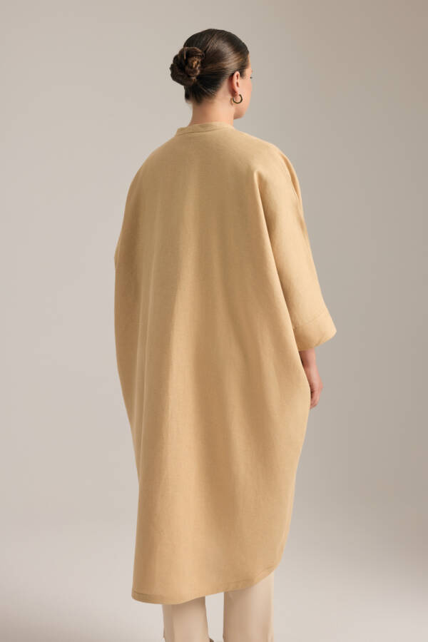 Taş Önden Bağcıklı Kimono - 6