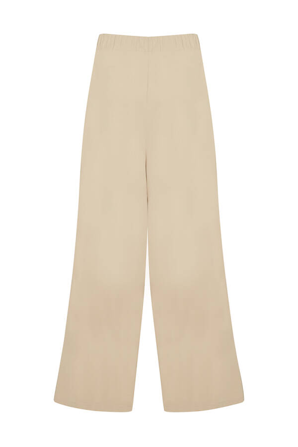 Taş Örme Arka Bel Lastikli Pantolon Etek - Aker (1)