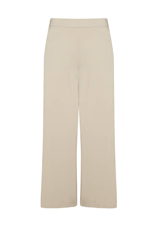 Taş Örme Arka Bel Lastikli Pantolon Etek - Aker