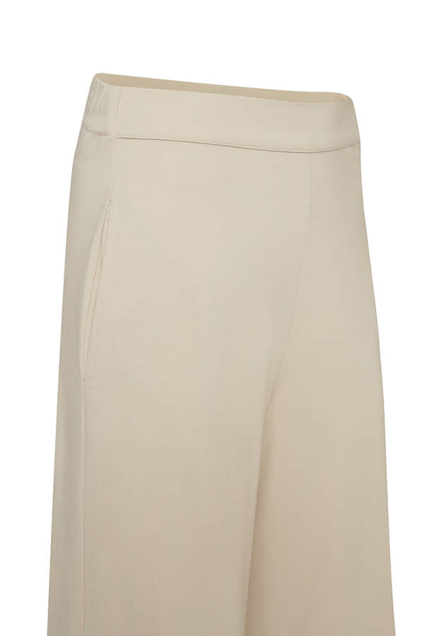 Taş Örme Arka Bel Lastikli Pantolon Etek - Aker (1)