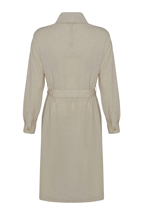 Taş Rahat Kesim Düğme Detaylı Kap - 3