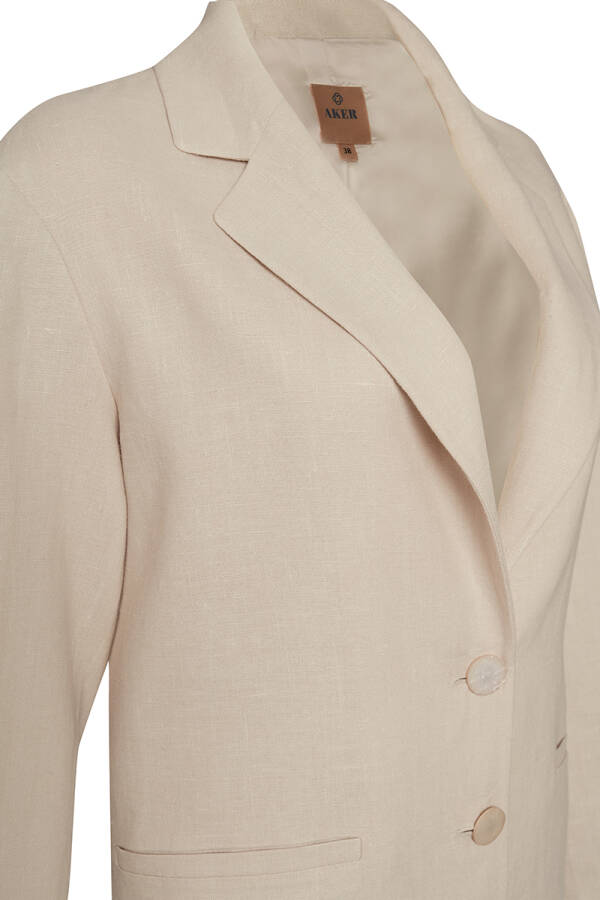Taş Rahat Kesim Keten Ceket - Aker (1)