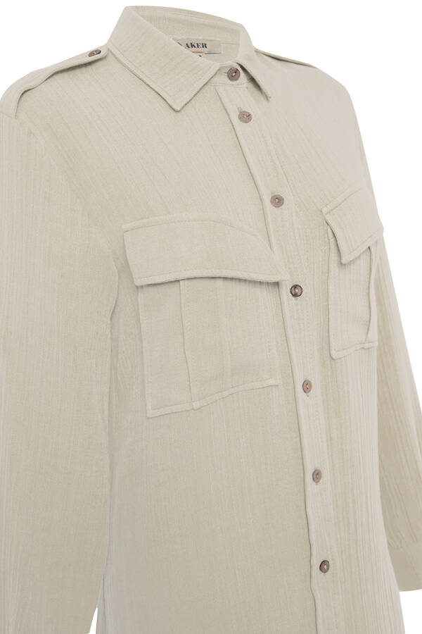 Taş Spor Cepli Keten Tunik - 2