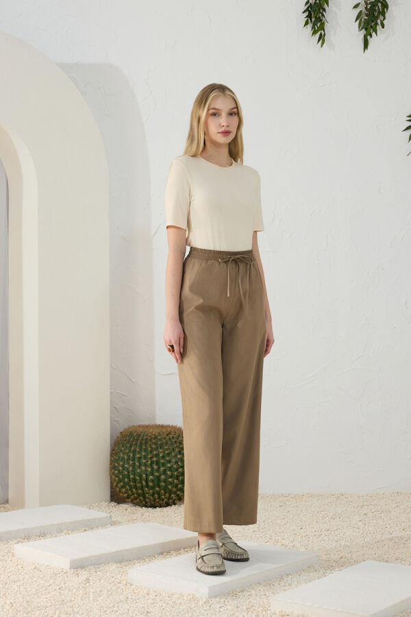 Taş Suet Pantolon - 5