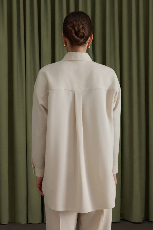 Taş Tencel Tunik - 5