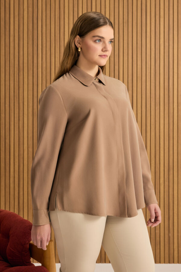 Nut Tencel Bluz - 3