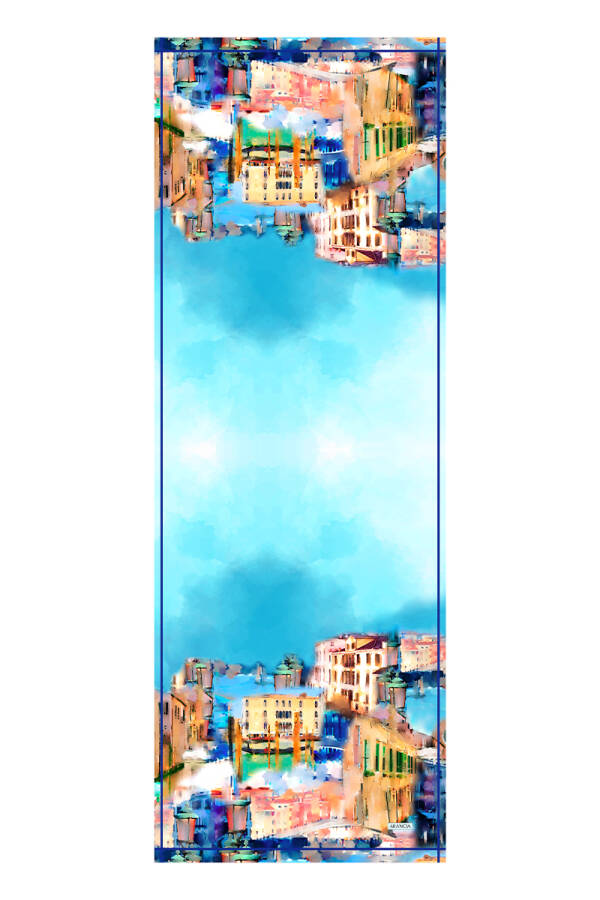 Turkuaz 70X200 Pure Touch Şal - 1