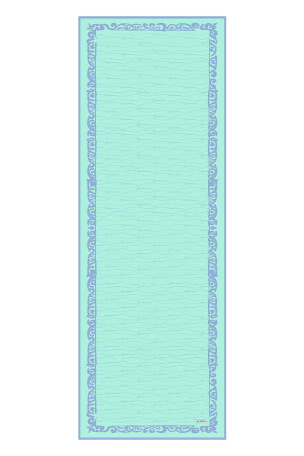 Turkuaz 70X200 Pure Touch Şal - 1