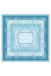 Turkuaz 90X90 İpek Twill Eşarp 