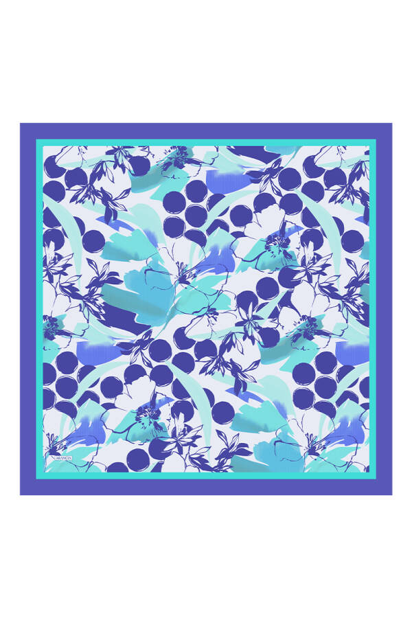 Turkuaz 90X90 Pure Touch Eşarp - 1