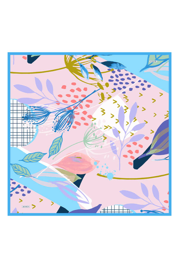 Turkuaz 90X90 Pure Touch Eşarp - 1