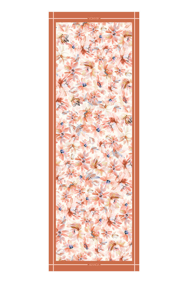 Turuncu 70X200 Pure Touch Şal - 1