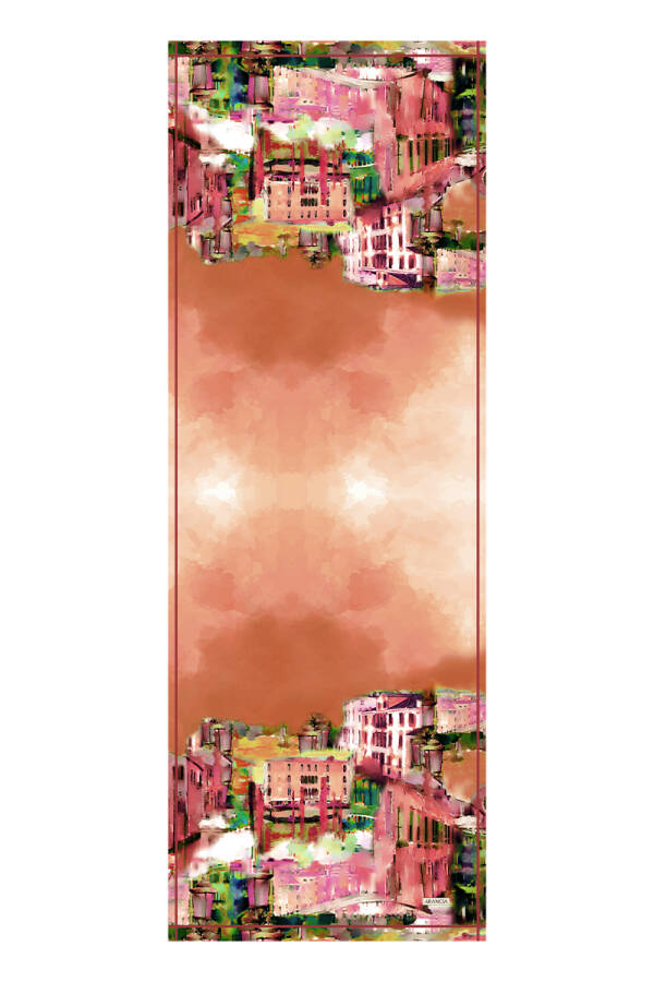 Turuncu 70X200 Pure Touch Şal - 1