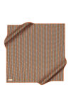 Turuncu 90X90 İpek Krep Saten Eşarp - 1