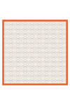 Turuncu 90X90 İpek Twill Eşarp 