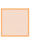 Turuncu 90X90 İpek Twill Eşarp 