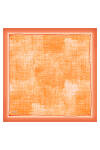 Turuncu 90X90 İpek Twill Eşarp 