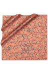Turuncu 90X90 İpek Twill Eşarp - 1