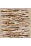 Turuncu 90X90 İpek Twill Eşarp - 1