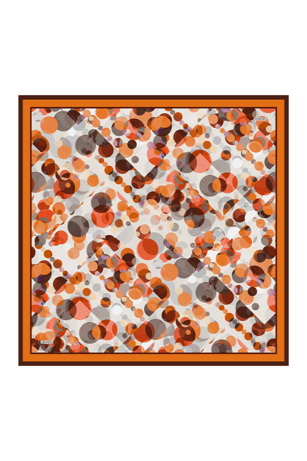 Turuncu 90X90 Pure Touch Eşarp - 1