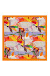 Turuncu 90X90 Pure Touch Eşarp 