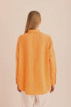 Turuncu Kumaşı Püskül Detaylı Tunik - 7