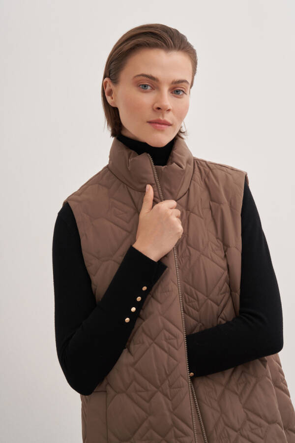 Vizon 5793111 Kapitone Yelek - Aker (1)