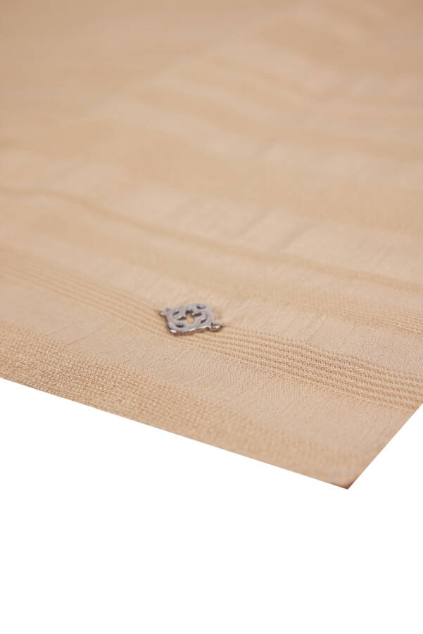 Vizon 75X190 Çizgili Jakar Şal - 2