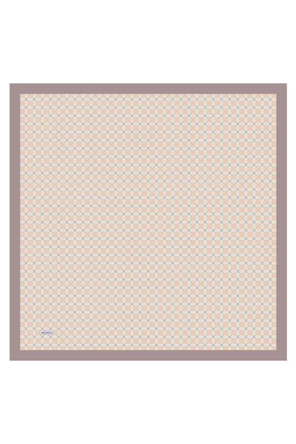Vizon 90X90 İpek Twill Eşarp - 1