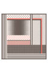Vizon 90X90 İpek Twill Eşarp - 1