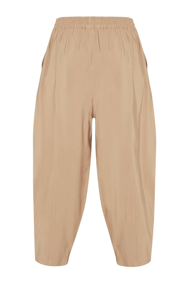 Vizon Bol Kesim Beli Lastikli Pantolon - 3