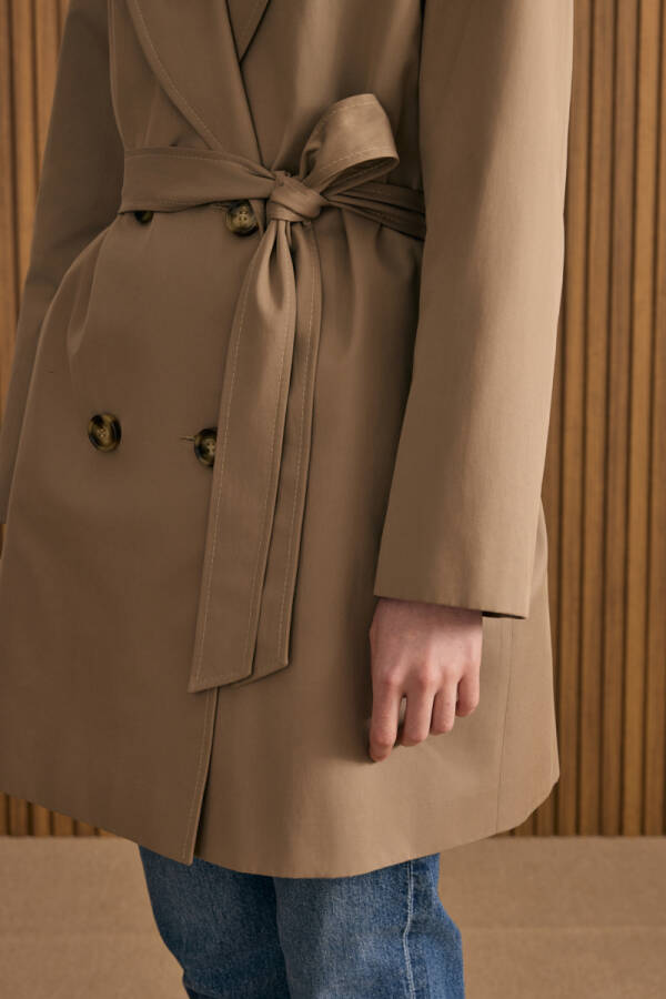 Vizon Cotton Trençkot - 5