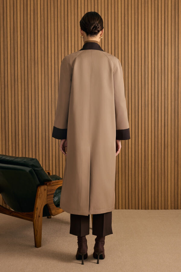 Vizon Garni Detaylı Trençkot - 7