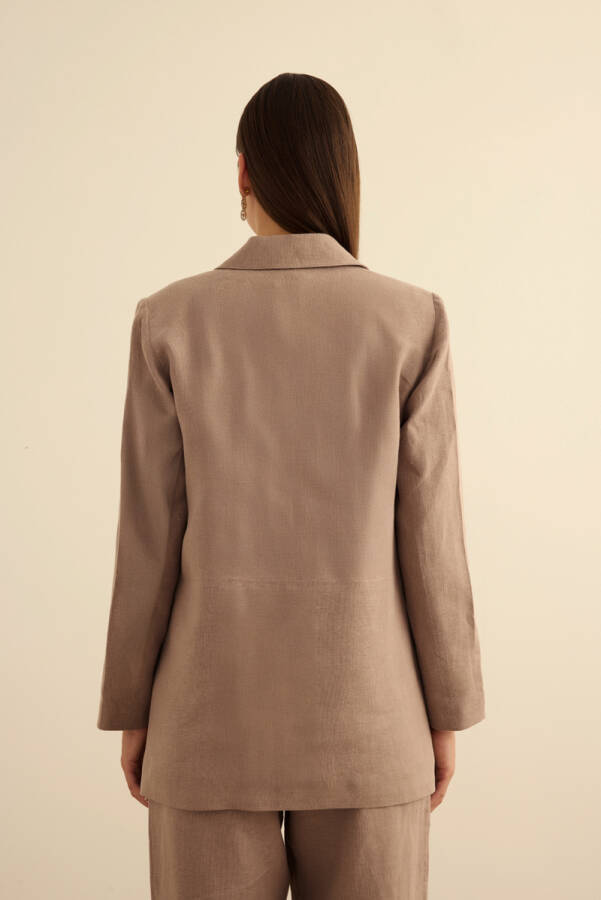 Vizon Keten Ceket - 7