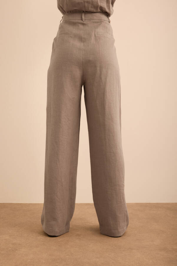 Vizon Keten Pantolon - 7