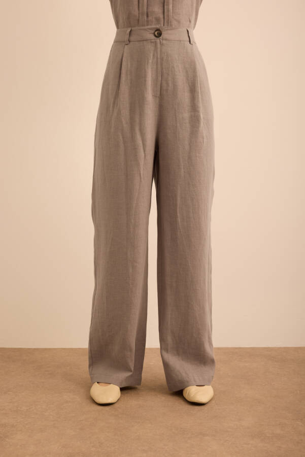 Vizon Keten Pantolon - 3