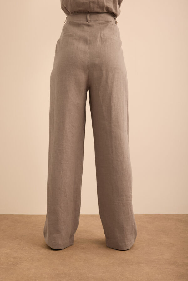 Vizon Keten Pantolon - 7