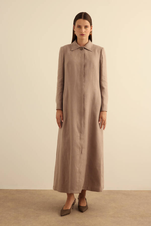 Vizon Keten Pardösü - Aker (1)