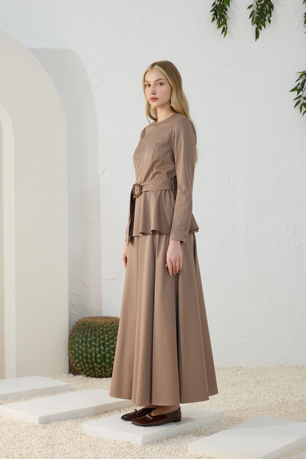 Vizon Parçalı Etek - 4