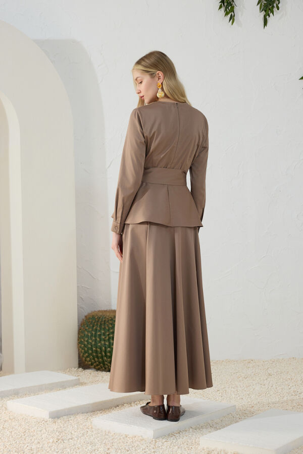 Vizon Parçalı Etek - 7