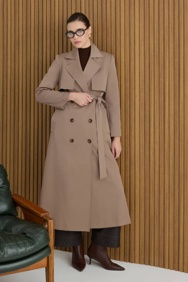 Vizon Rüzgarlık Detaylı Trençkot - Aker (1)