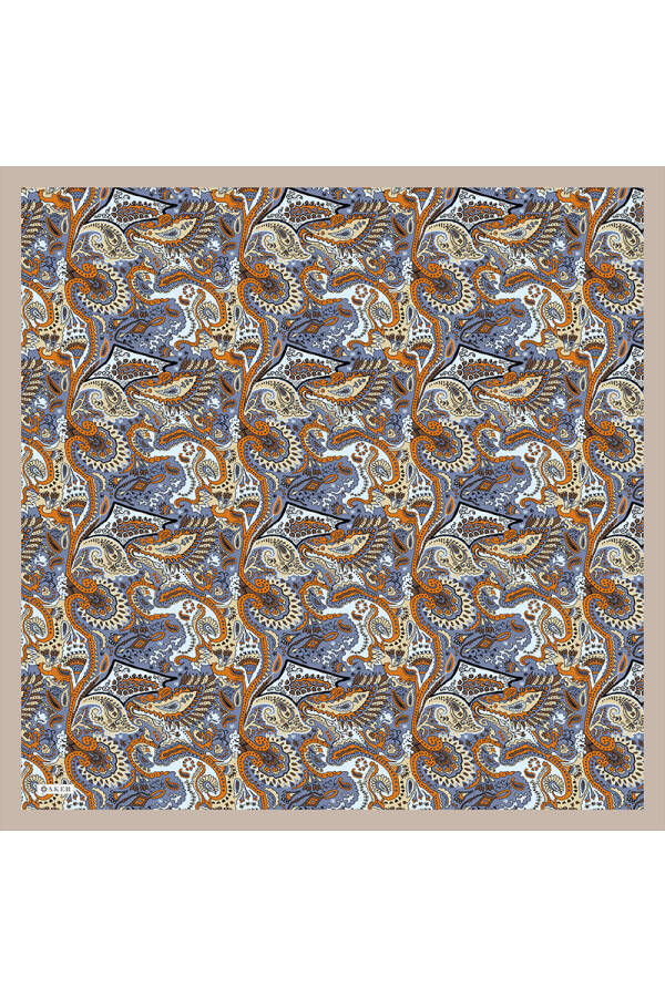 Etnik Desenli Soft Touch Eşarp - Aker