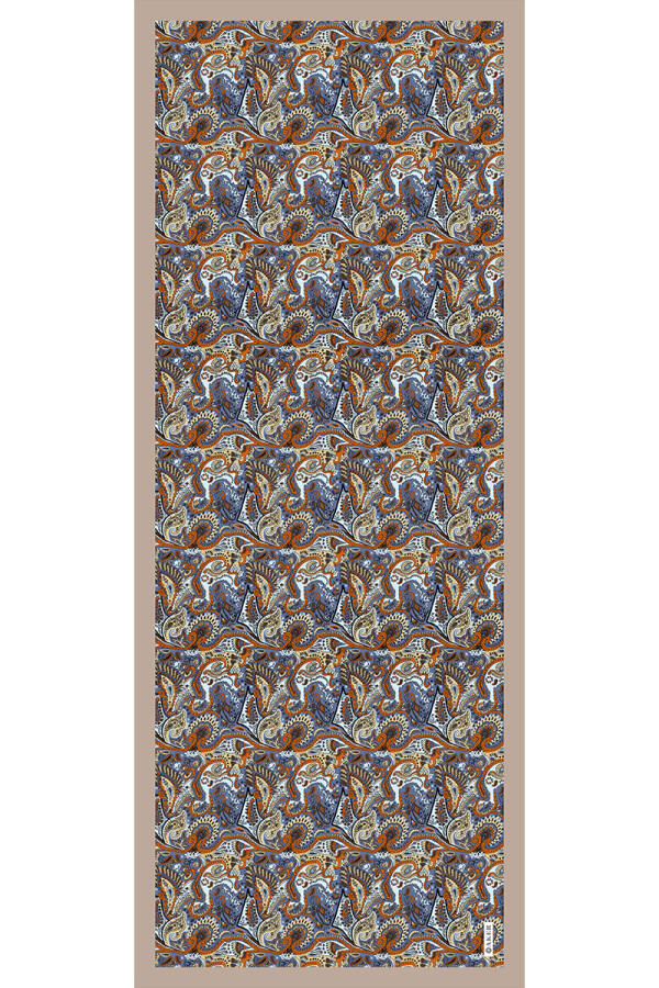 Etnik Desenli Soft Touch Şal - Aker