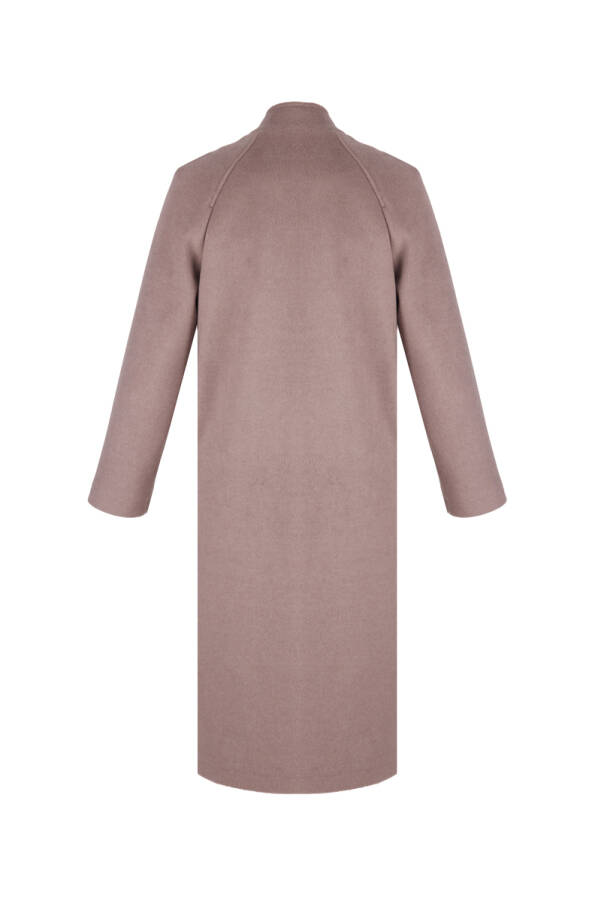 Vizon Yaka Detaylı Kaşe Kaban - 3