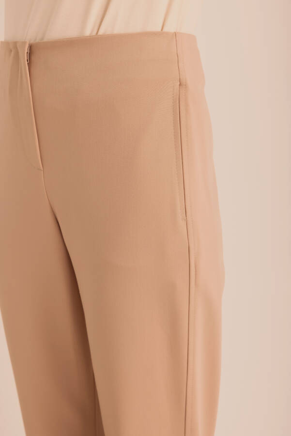 Vizon Yüksek Bel Dar Form Pantolon - 3