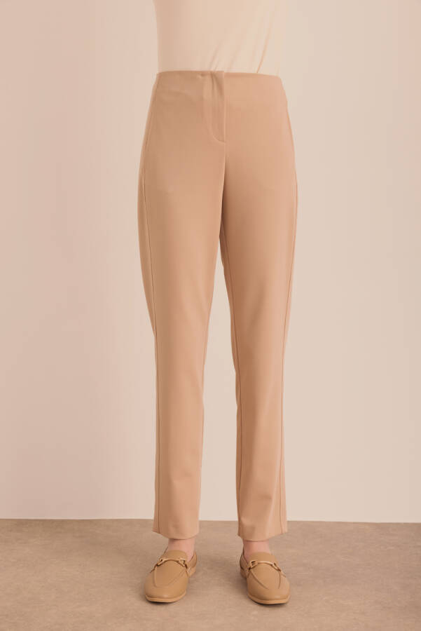 Vizon Yüksek Bel Dar Form Pantolon - 2